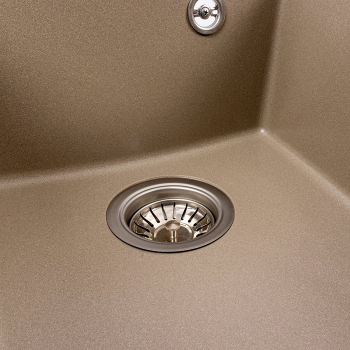 Valeso Roxy 3744 Titan — composite undermount sink 37 × 44 cm