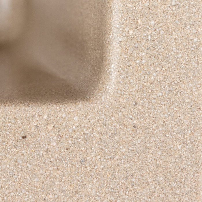 Valeso Roxy 3744 Titan — composite undermount sink 37 × 44 cm