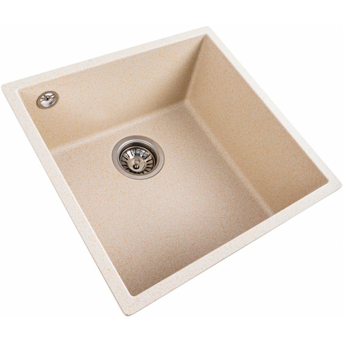 Valeso Ruba 4040 пісок - раковина підстільна шириною 40 см з штучного граніту