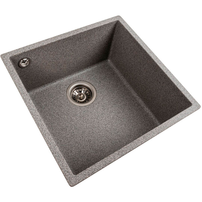 Valeso Ruba 4040 сірий - мийка вбудовувана під стільницю; 40 см; захист від переливу