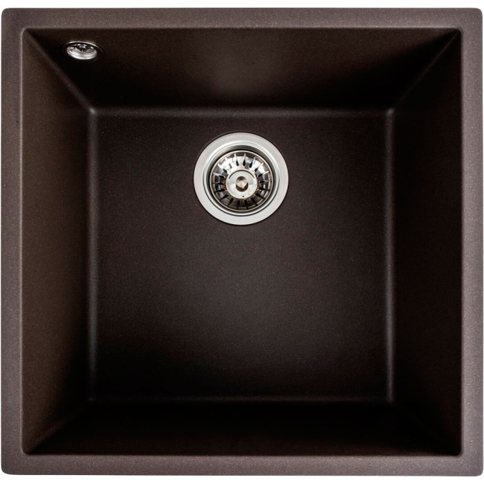 Valeso Ruba 4040 dark rock - kitchen sink in brown tones 44/44 cm
