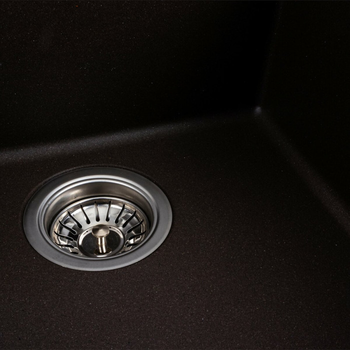 Valeso Ruba 4040 dark rock - kitchen sink in brown tones 44/44 cm