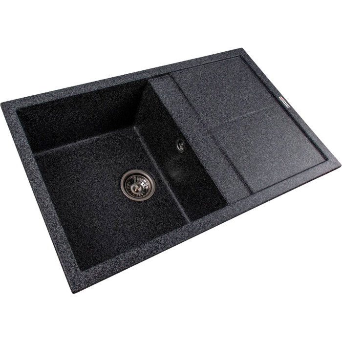 Valeso Selena 7950 graphite - 79 cm built-in sink for kitchen countertop