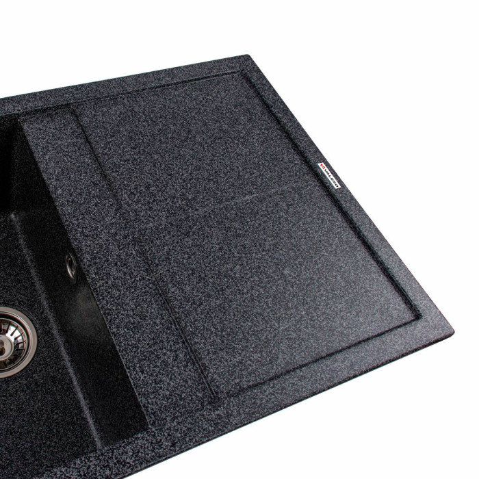 Valeso Selena 7950 graphite - 79 cm built-in sink for kitchen countertop