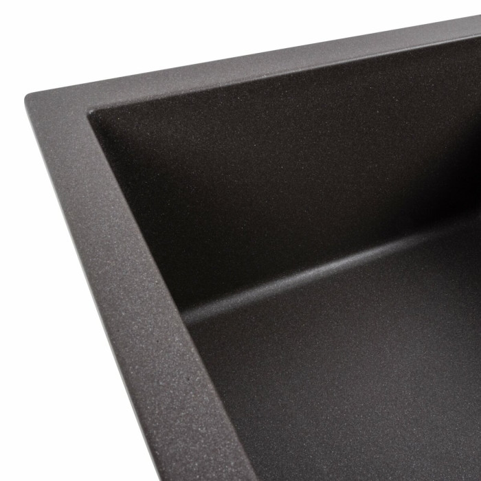 Valeso Selena 7950 grenadine - 79 cm wide composite sink with dish platform