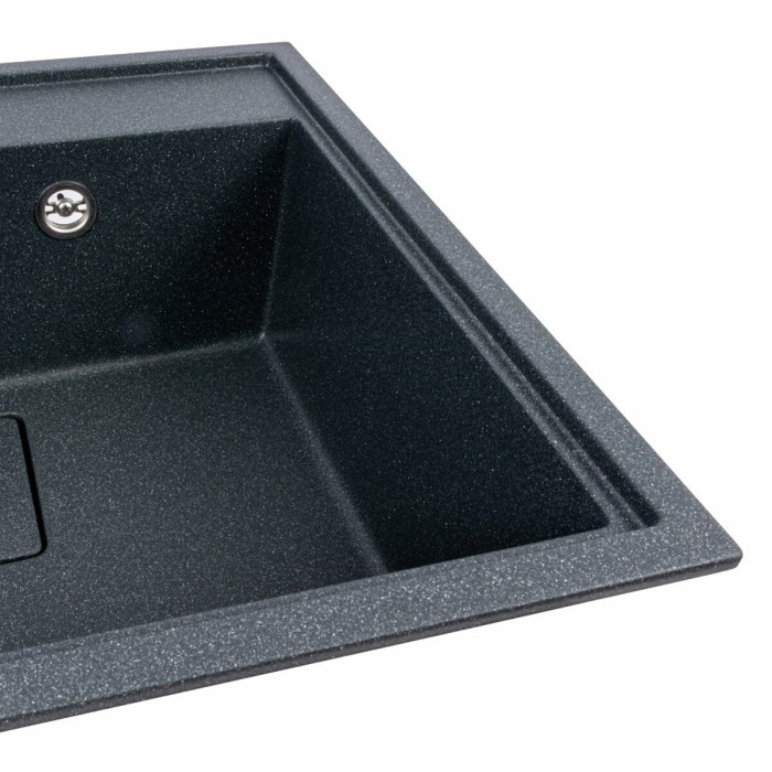Valeso Sherlit 6050 anthracite - 60/50 cm kitchen sink made of artificial stone