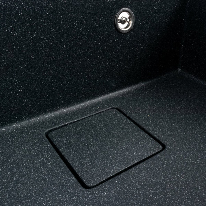Valeso Sherlit 6050 anthracite - 60/50 cm kitchen sink made of artificial stone