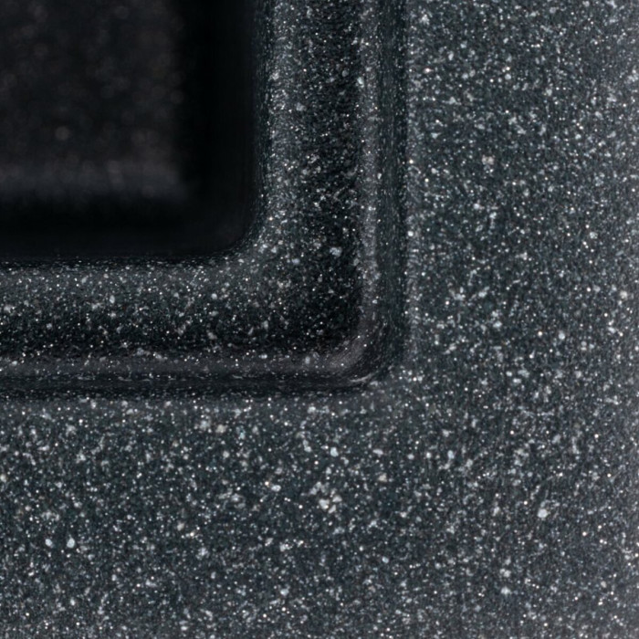 Valeso Sherlit 6050 anthracite - 60/50 cm kitchen sink made of artificial stone