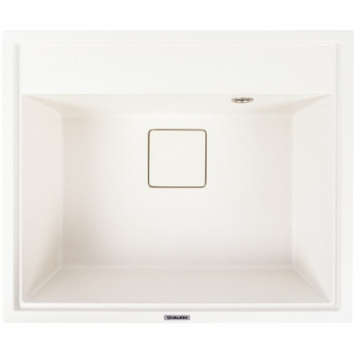 Valeso Sherlit 6050 snow white - 60 cm built-in top-mounted sink