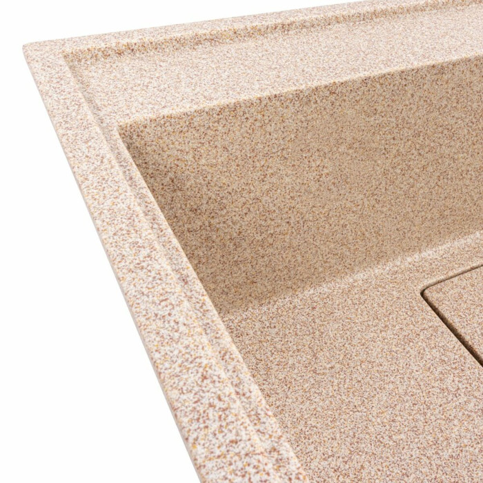 Valeso Sherlit 6050 caramel - deep artificial granite sink 60/50 cm