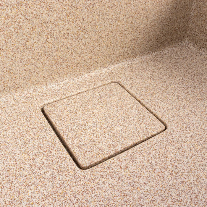 Valeso Sherlit 6050 caramel - deep artificial granite sink 60/50 cm