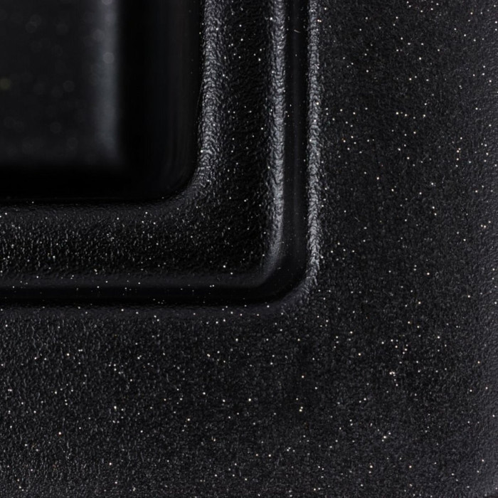 Valeso Sherlit 6050 black metallic - 60/50 cm kitchen inset bowl sink