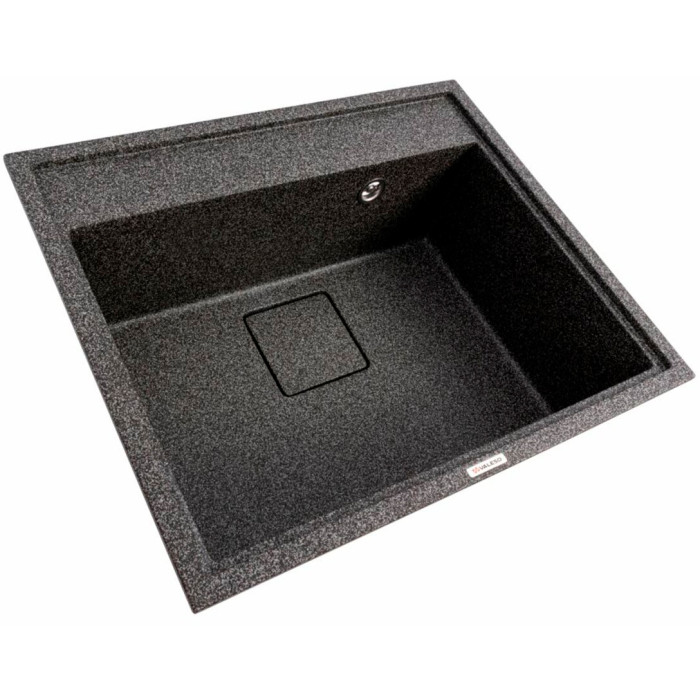Valeso Sherlit 6050 graphite - "artificial" granite kitchen sink with concealed drain