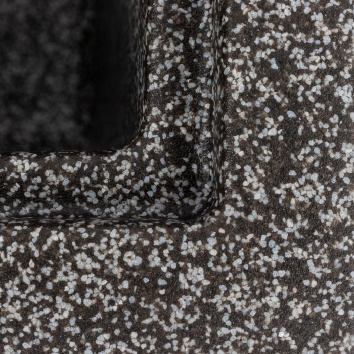 Valeso Sherlit 6050 graphite - "artificial" granite kitchen sink with concealed drain