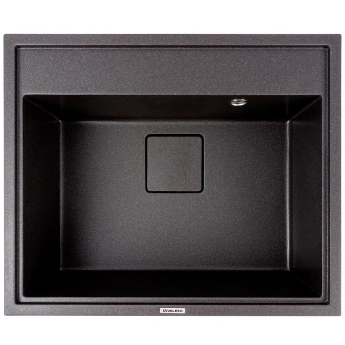 Valeso Sherlit 6050 morion - flush-mount kitchen sink 60 cm with matte surface