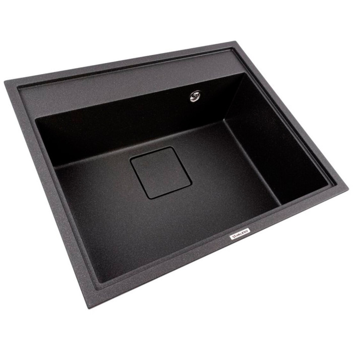 Valeso Sherlit 6050 morion - flush-mount kitchen sink 60 cm with matte surface