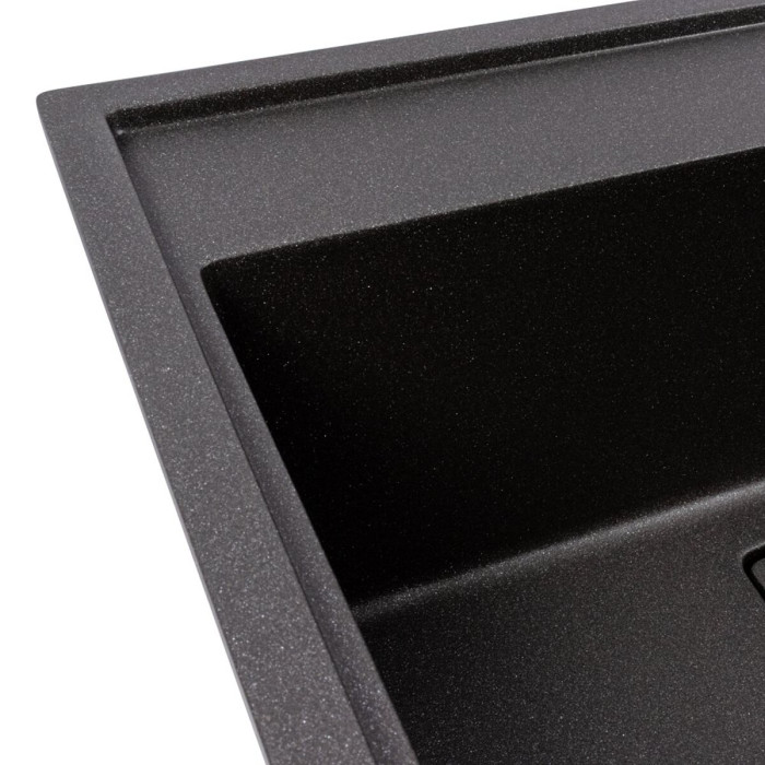 Valeso Sherlit 6050 morion - flush-mount kitchen sink 60 cm with matte surface