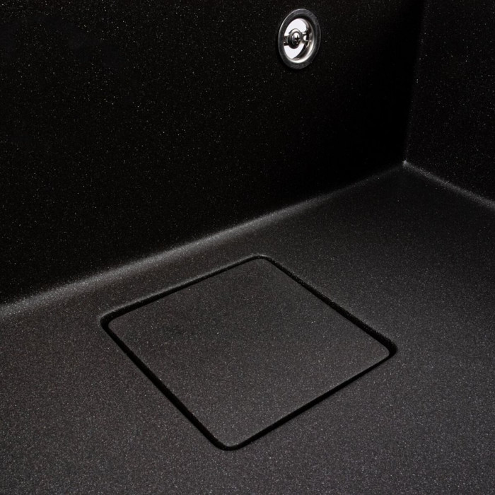 Valeso Sherlit 6050 morion - flush-mount kitchen sink 60 cm with matte surface