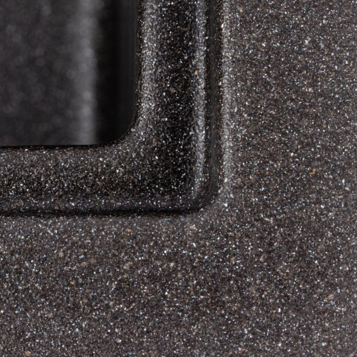 Valeso Sherlit 6050 morion - flush-mount kitchen sink 60 cm with matte surface