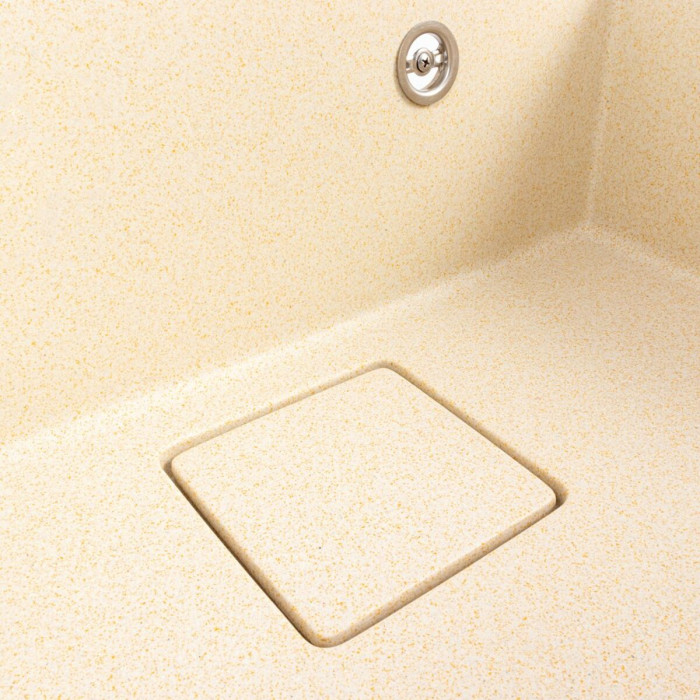 Valeso Sherlit 6050 sand - 60 cm quartz inset sink for kitchen