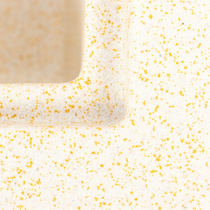Valeso Sherlit 6050 sand - 60 cm quartz inset sink for kitchen