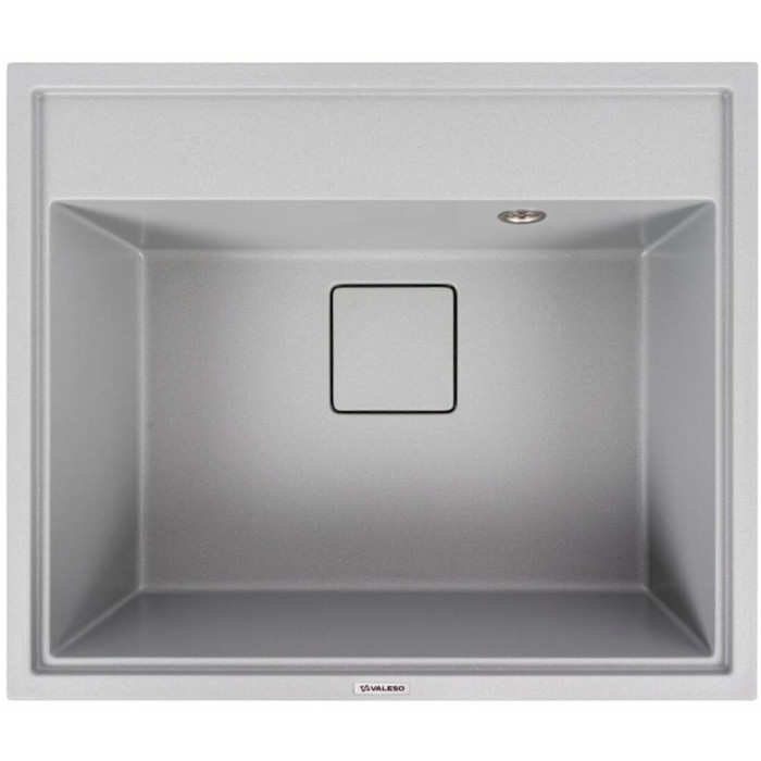 Valeso Sherlit 6050 metallic gray - 60 cm kitchen sink in the form of a large bowl without a wing Valeso Sherlit 6050 metallic gray - 60 cm kitchen sink in the form of a large bowl without a wing