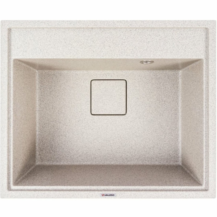 Valeso Sherlit 6050 gray - 60 cm granite kitchen sink without wing