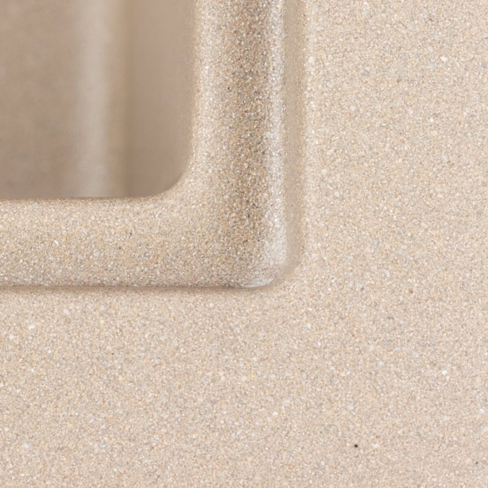 Valeso Sherlit 6050 Titanium – Rectangular 60 cm Kitchen Sink, Composite