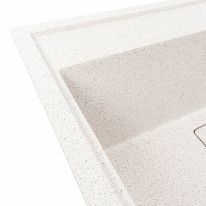 Valeso Sherlit 6050 topaz - 60 cm built-in countertop quartz sink