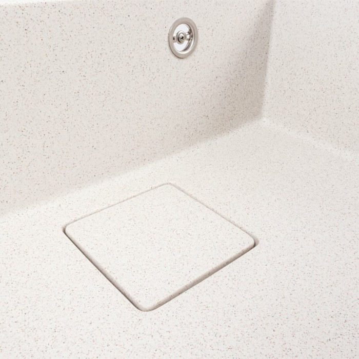 Valeso Sherlit 6050 topaz - 60 cm built-in countertop quartz sink