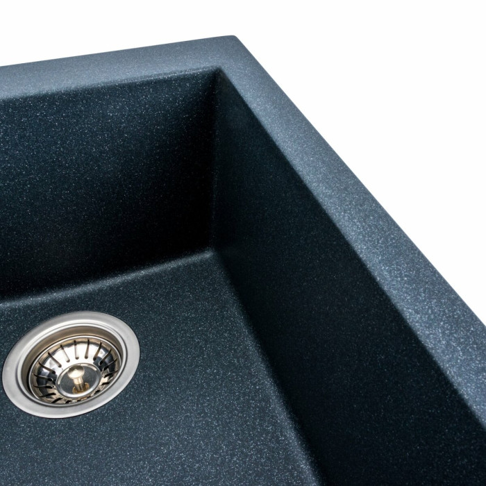 Valeso Sokil 4150 anthracite - 41 cm kitchen countertop sink; quartz, matte