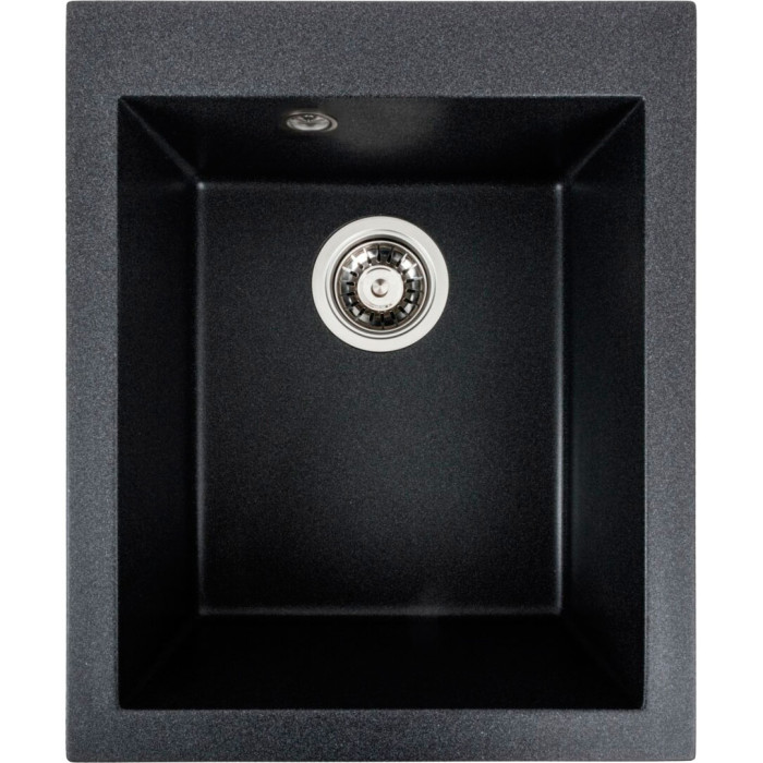 Valeso Sokil 4150 carbon - 41 cm small sink for kitchen countertop