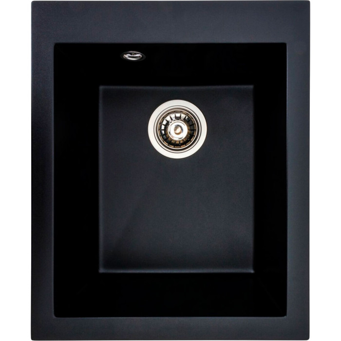Valeso Sokil 4150 black - matte compact kitchen countertop sink