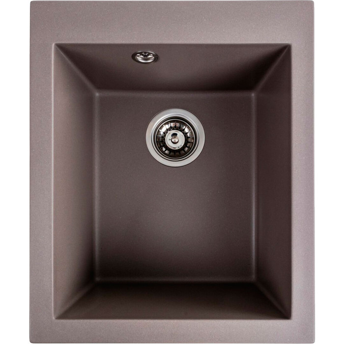 Valeso Sokil 4150 dune - 41 cm wide bowl sink with deep bowl; quartz composite