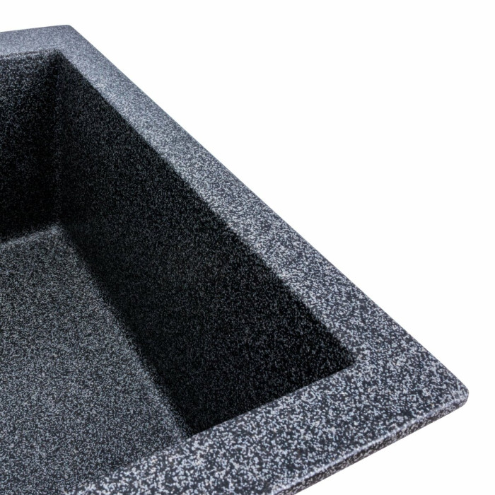 Valeso Sokil 4150 graphite - 41 cm small artificial granite kitchen sink