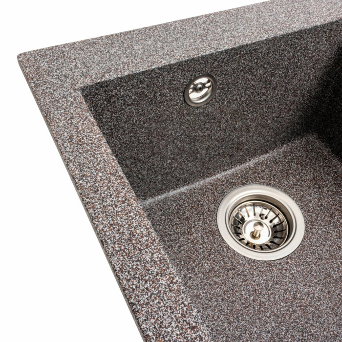 Valeso Sokil 4150 mix - 41 cm composite quartz-based sink with matte surface