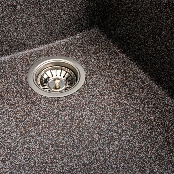 Valeso Sokil 4150 mix - 41 cm composite quartz-based sink with matte surface