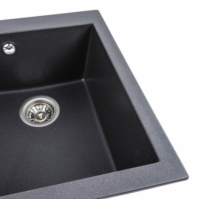 Valeso Sokil 4150 morion - inset bowl sink for kitchen countertop
