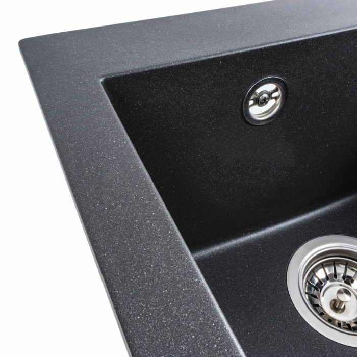 Valeso Sokil 4150 morion - inset bowl sink for kitchen countertop