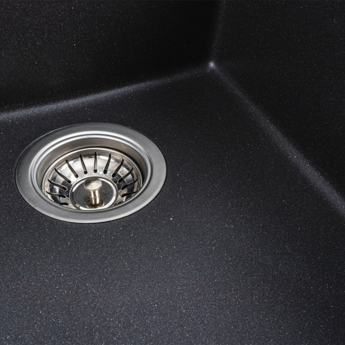 Valeso Sokil 4150 morion - inset bowl sink for kitchen countertop