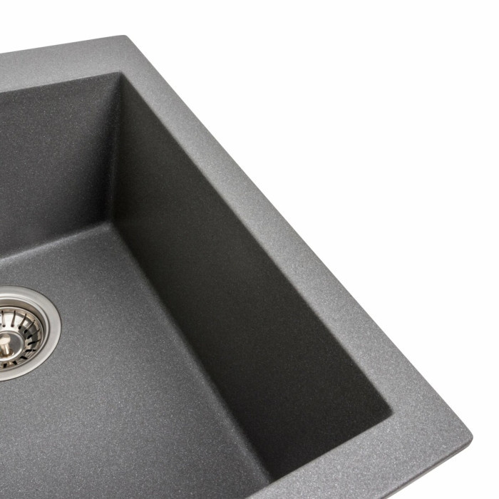 Valeso Sokil 4150 gray monsoon - 41 cm wide quartz composite kitchen sink