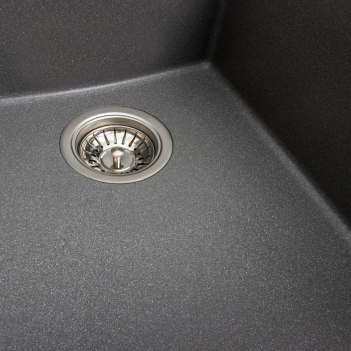 Valeso Sokil 4150 gray monsoon - 41 cm wide quartz composite kitchen sink