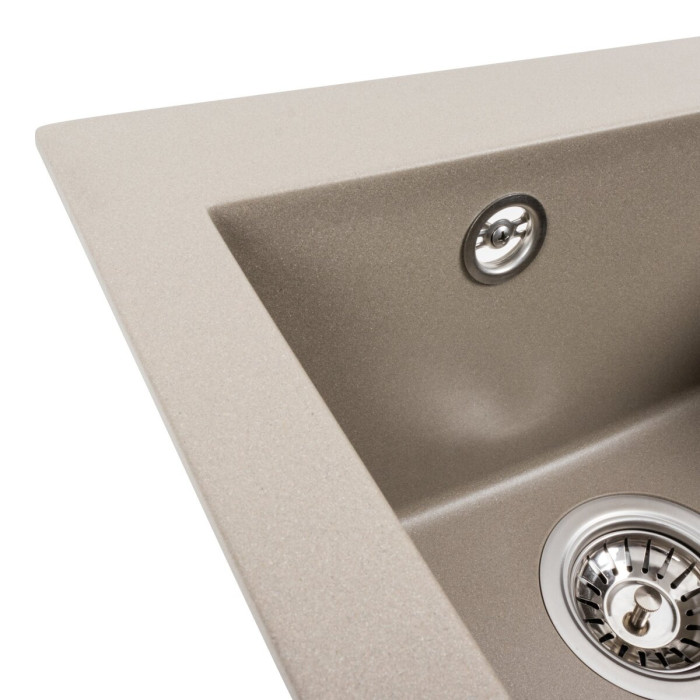 Valeso Sokil 4150 Titan — compact 41 cm quartz kitchen sink