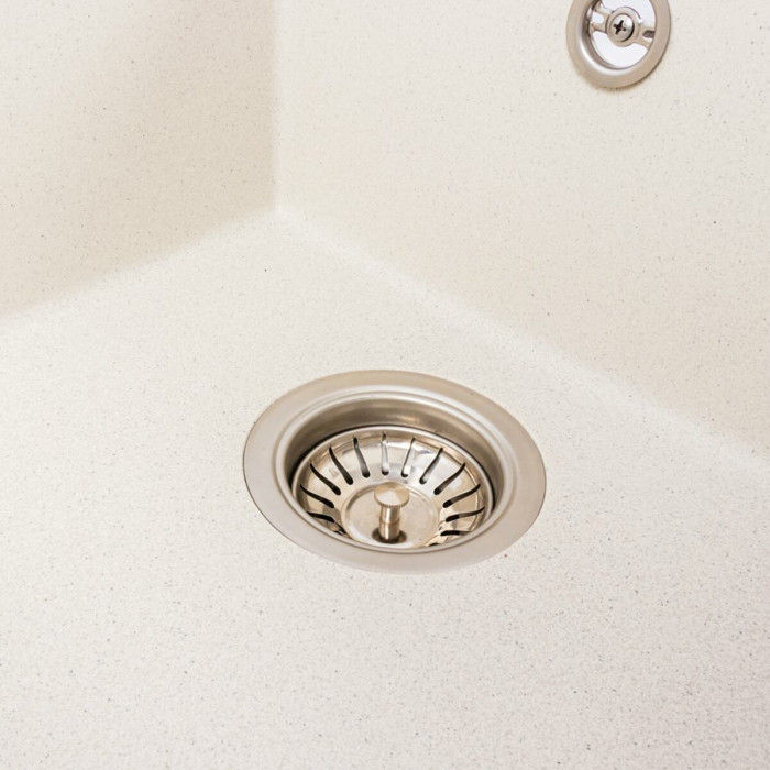 Valeso Solid 7843 white with speckles - 78/43 cm built-in kitchen sink