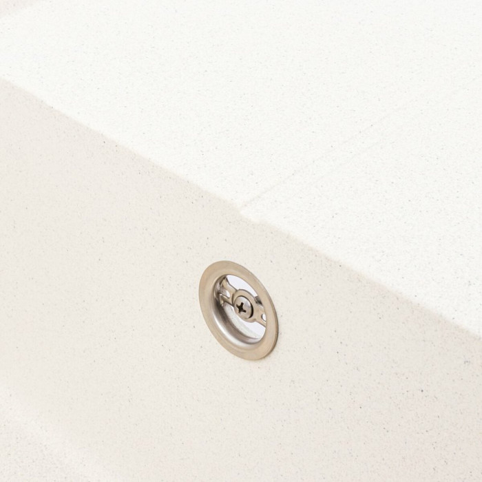 Valeso Solid 7843 white with speckles - 78/43 cm built-in kitchen sink