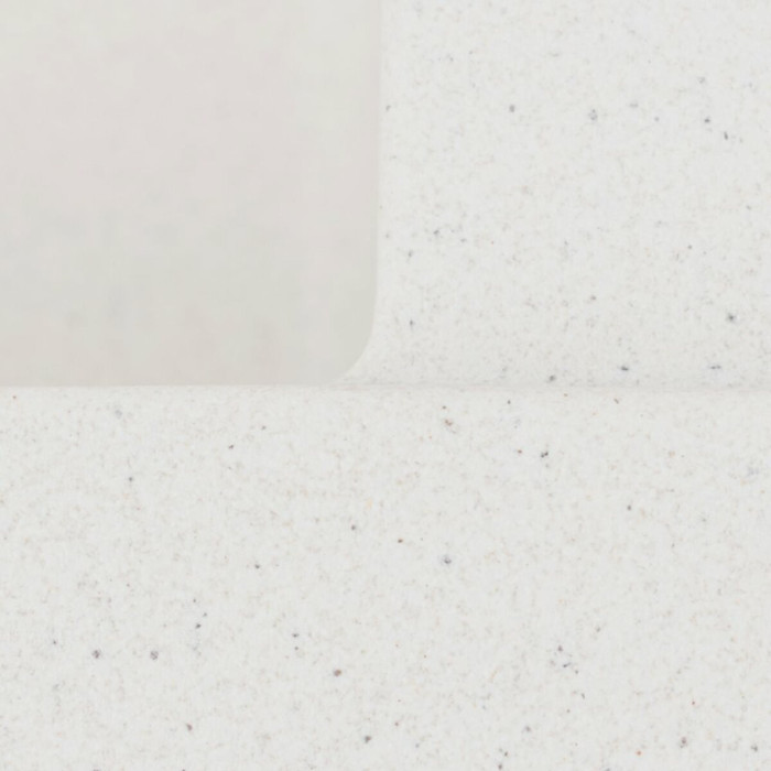 Valeso Solid 7843 white with speckles - 78/43 cm built-in kitchen sink