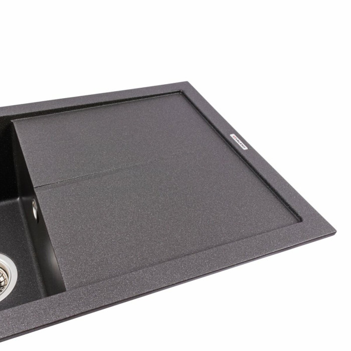 Valeso Solid 7843 morion - 78/43 cm rectangular sink with dish platform