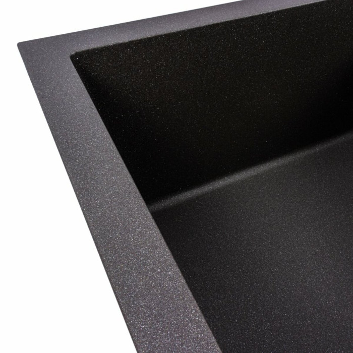Valeso Solid 7843 morion - 78/43 cm rectangular sink with dish platform