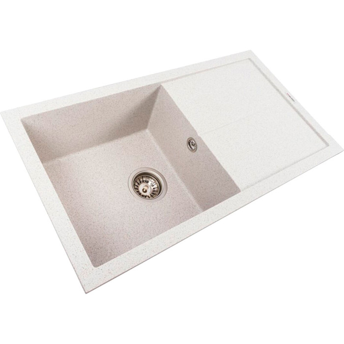 Valeso Solid 7843 topaz - 78/43 cm rectangular sink with dish platform