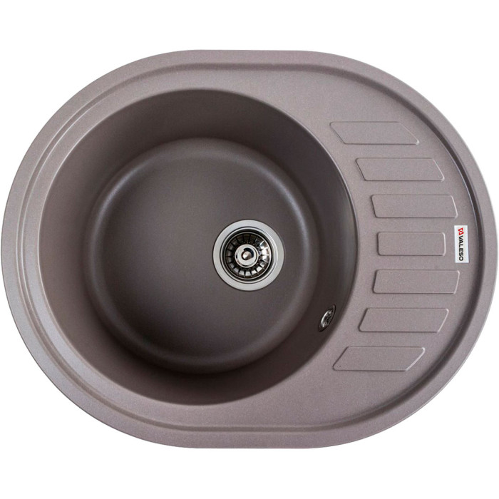 Valeso Soul 6250 dune - 62 cm built-in quartz kitchen countertop sink